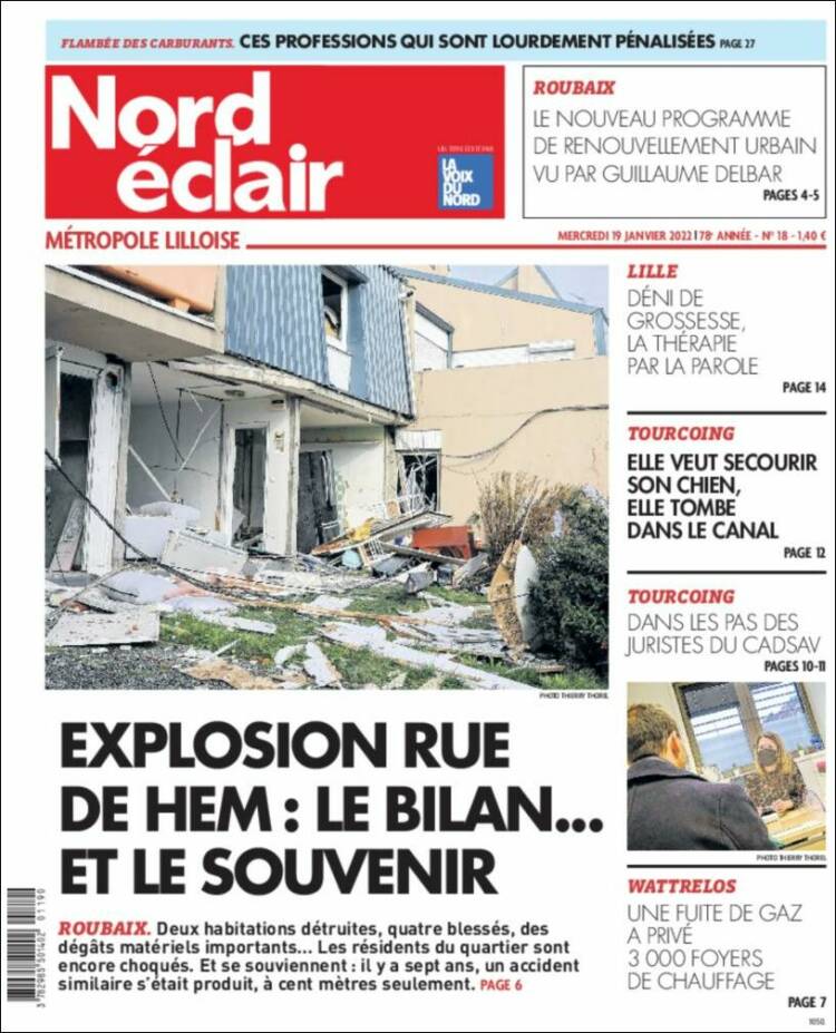 Portada de Nord Éclair (Francia)