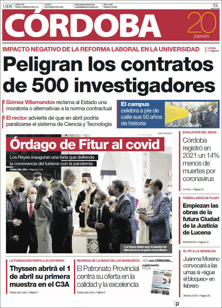 Portada de Diario de Córdoba (Espa&ntilde;a)