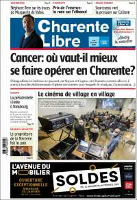 Portada de Charente Libre (Francia)