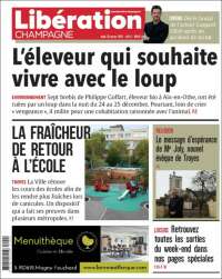 Portada de Libération Champagne (Francia)