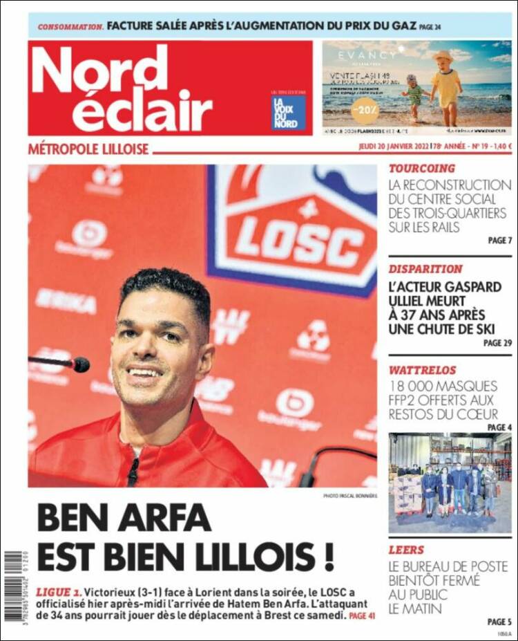 Portada de Nord Éclair (Francia)