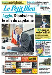 Portada de Le Petit Bleu (Francia)