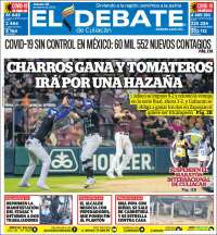 Portada de El Debate de Culiacán (M&eacute;xico)