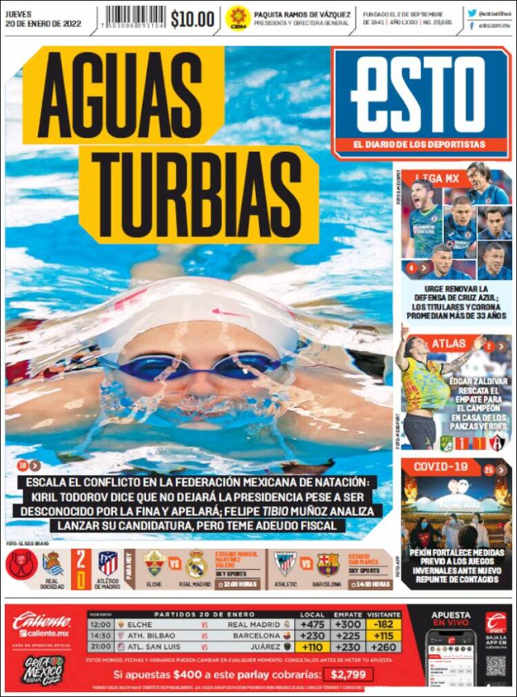 Portada de Esto (M&eacute;xico)