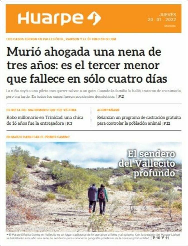 Portada de Huarpe (Argentina)