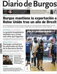 Portada de Diario de Burgos (España)