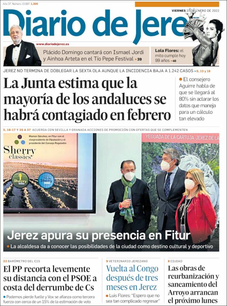 Portada de Diario de Jerez (España)