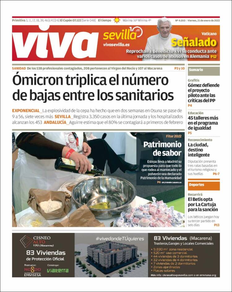 Portada de Viva Sevilla (España)