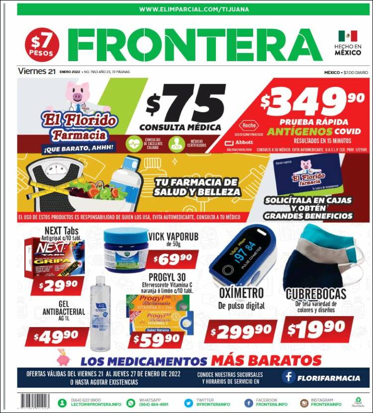 Portada de Frontera (M&eacute;xico)