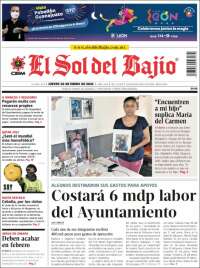 Portada de El Sol del Bajio (M&eacute;xico)