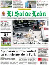 Portada de El Sol de León (M&eacute;xico)
