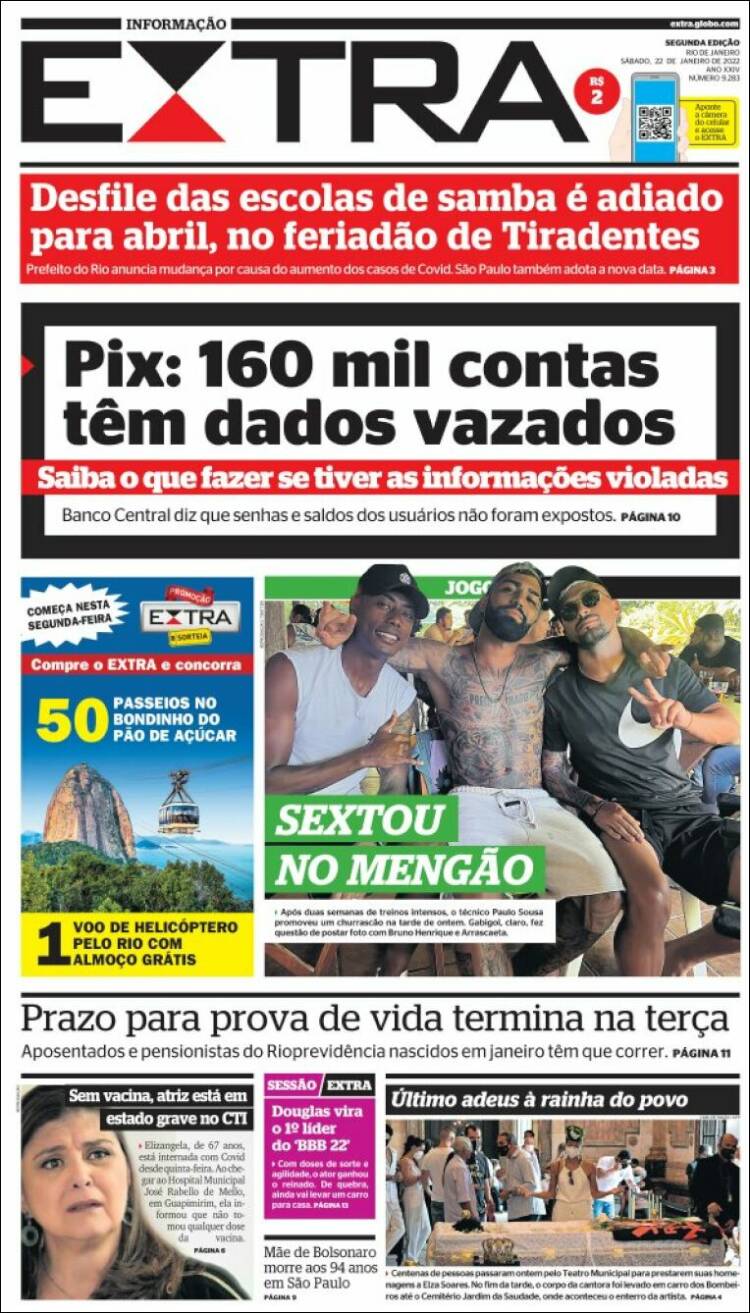 Portada de Extra (Brasil)