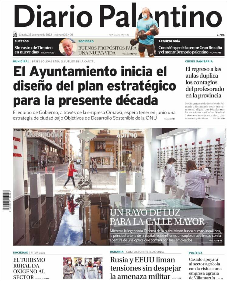 Portada de Diario Palentino (España)