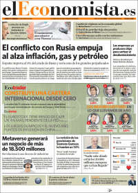 Portada de El Economista (Espa&ntilde;a)