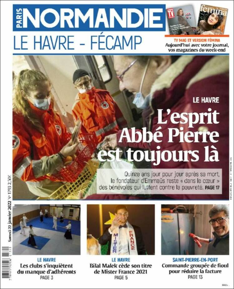 Portada de Progres de Fecamp (Francia)