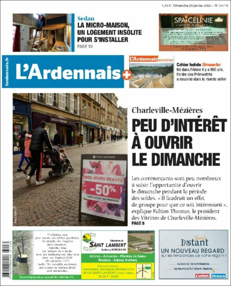 Portada de L'Ardenais (Francia)