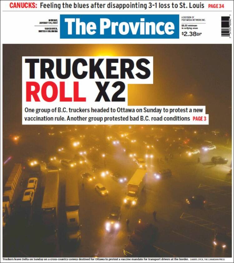 Portada de The Province (Canada)