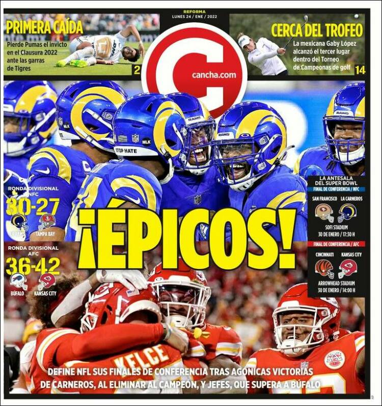 Portada de Cancha (M&eacute;xico)