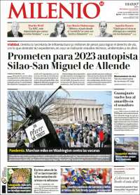 Portada de Milenio de León (M&eacute;xico)