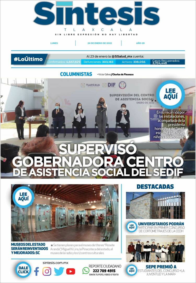 Portada de Síntesis de Tlaxcala (M&eacute;xico)