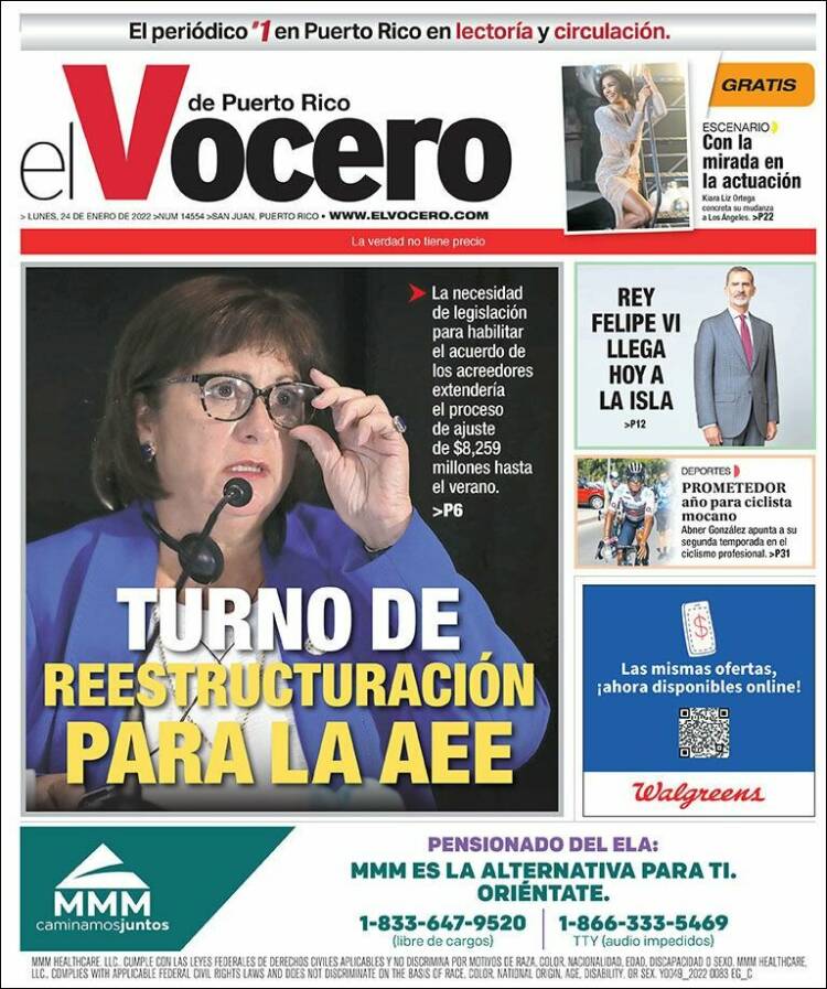 Portada de Vocero (Puerto Rico)