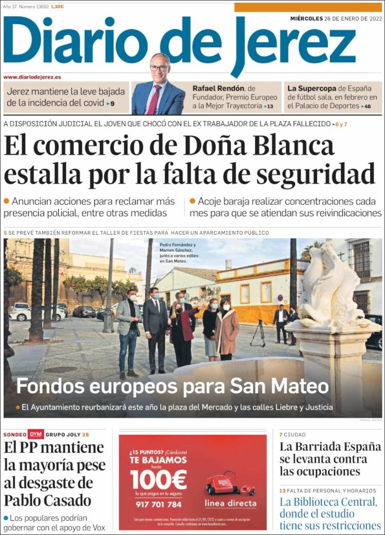 Portada de Diario de Jerez (Espa&ntilde;a)