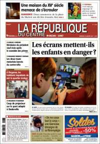 Portada de La République du Centre (Francia)