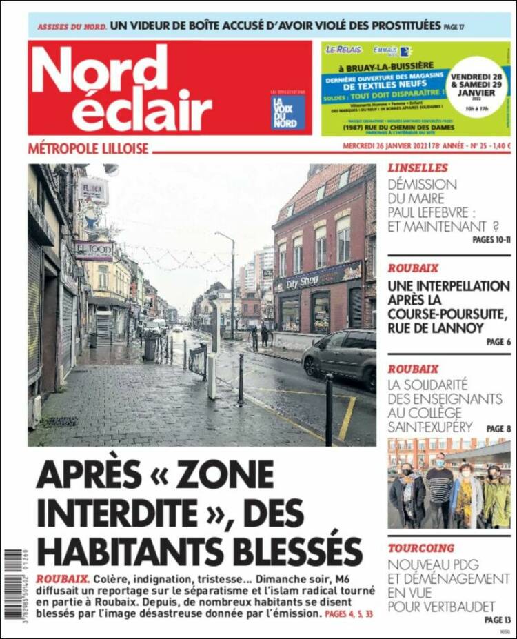 Portada de Nord Éclair (Francia)