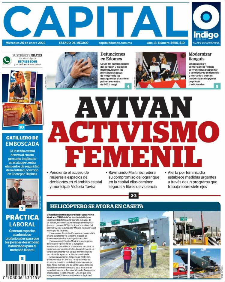 Portada de Capital México (M&eacute;xico)