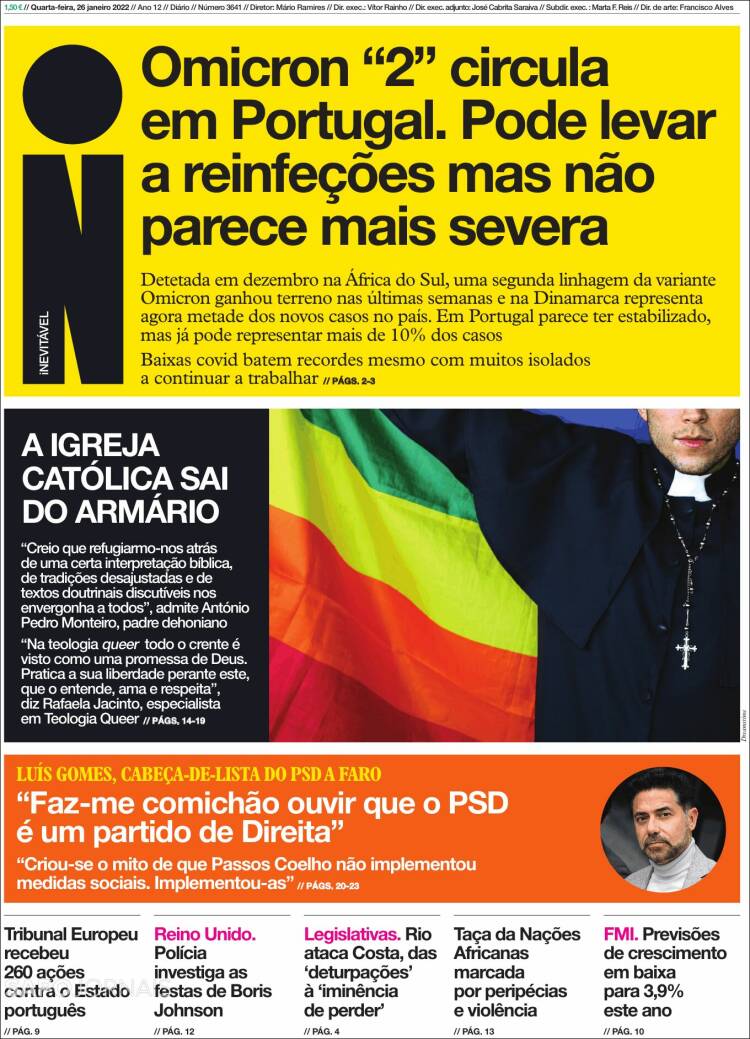 Portada de I - informação (Portugal)