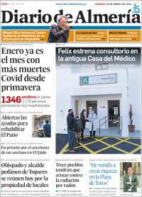 Portada de Diario de Almería (España)