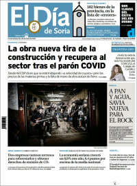 Portada de El Día de Soria (España)