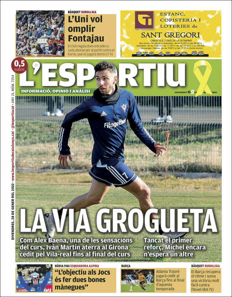 Portada de L'Esportiu : Girona (España)