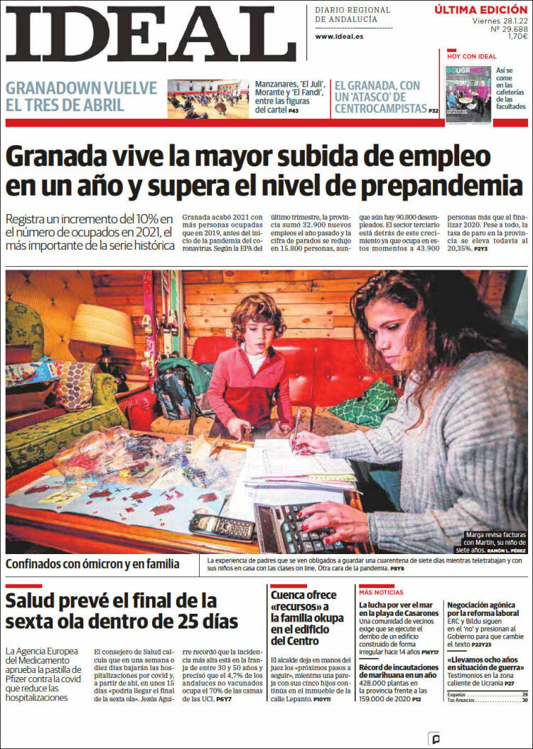 Portada de Ideal (España)