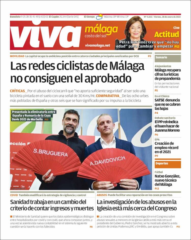 Portada de Viva Málaga (España)