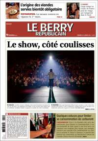 Portada de Berry Republicain (Francia)