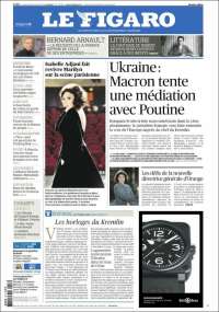 Portada de Le Figaro (Francia)