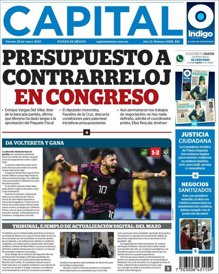 Portada de Capital México (M&eacute;xico)