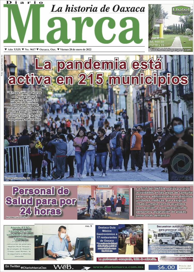 Portada de Diario Marca (M&eacute;xico)
