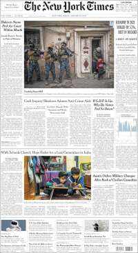 Portada de New York Times (USA)