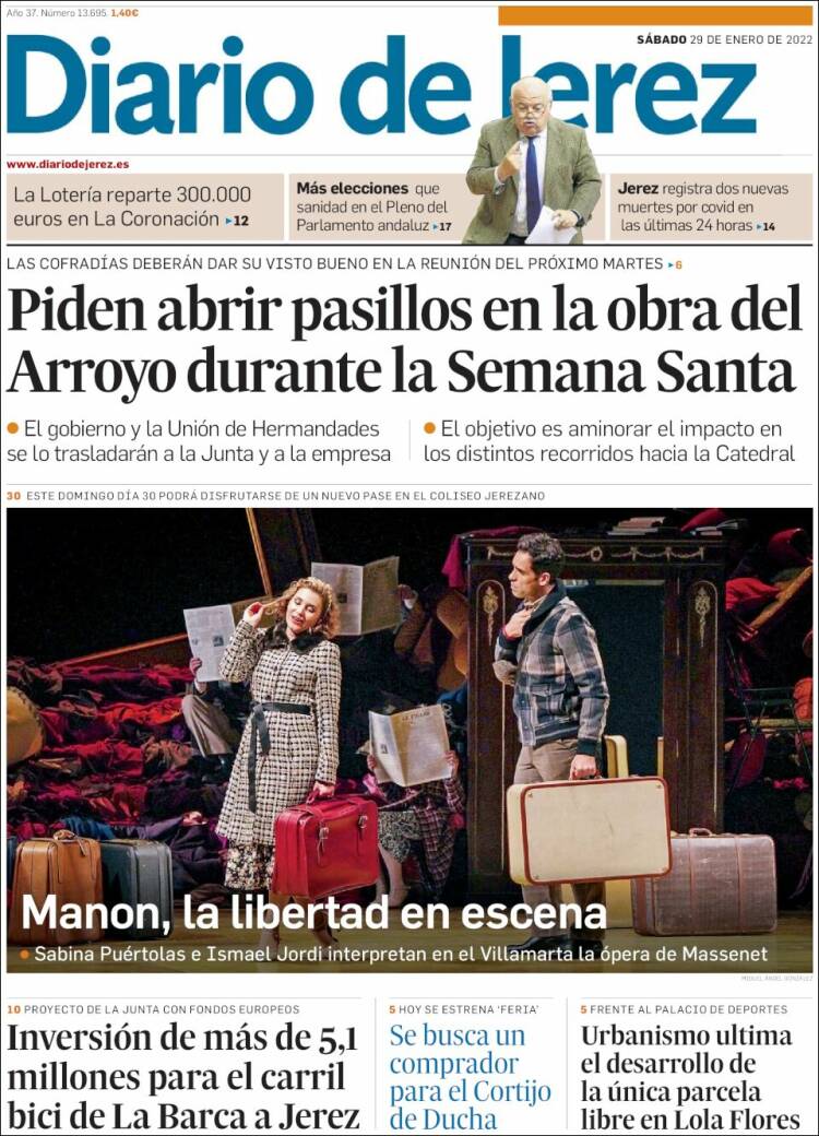 Portada de Diario de Jerez (España)