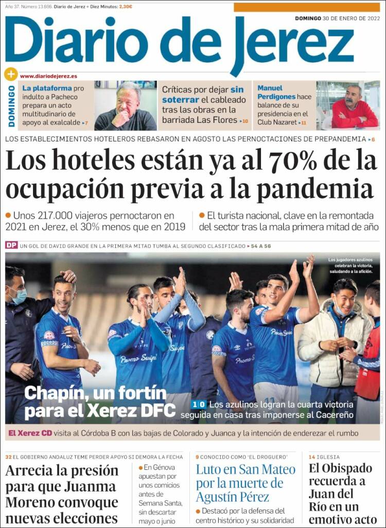 Portada de Diario de Jerez (Espa&ntilde;a)