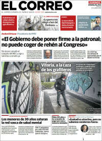 Portada de El Correo - Álava (Espa&ntilde;a)