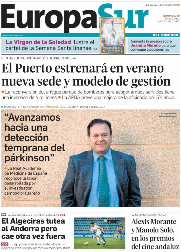 Portada de Europa Sur (Espa&ntilde;a)