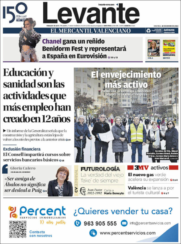 Portada de Levante (Espa&ntilde;a)