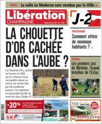 Portada de Libération Champagne (Francia)