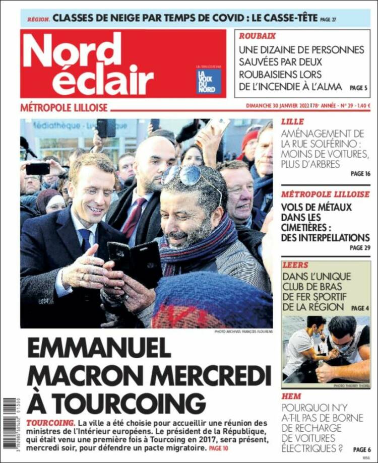 Portada de Nord Éclair (Francia)