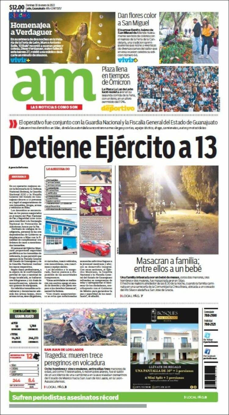 Portada de Al Día A.M. (M&eacute;xico)