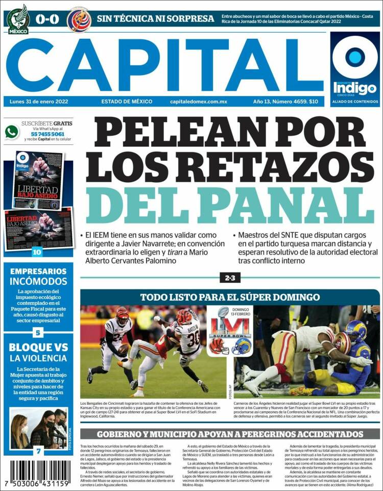 Portada de Capital México (México)