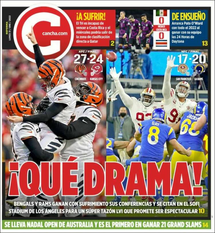 Portada de Cancha (Mexique)